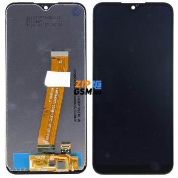 Дисплей Samsung SM-A015 Galaxy A01 (2019) / SM-M015F Galaxy M01 в сборе с тачскрином (черный) (узкий коннектор)