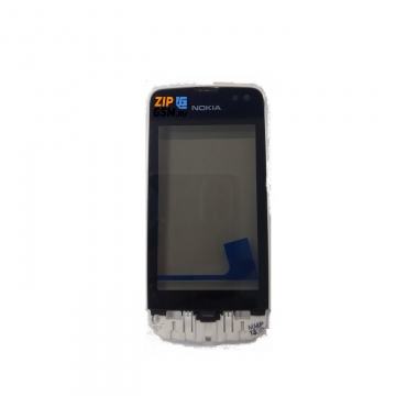 Тачскрин Nokia 311 Asha (цвет: белый) Оригинал в сборе с передней панелью