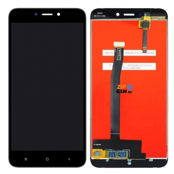 Дисплей Xiaomi Redmi 4X в сборе с тачскрином (черный)