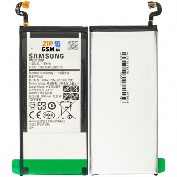 Аккумулятор Samsung SM-G935F Galaxy S7 Edge 3600mAh, оригинал АСЦ p/n GH43-04575B