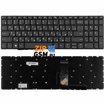 Клавиатура ноутбука Lenovo IdeaPad 320-15ABR/320-15IAP/320-15AST/320-15IKB/320-15ISK/330-15ARR/330-15AST/330-15IKB/330-15ICH (черный) без рамки