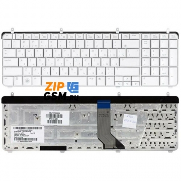 Клавиатура ноутбука HP Pavilion DV7-2000/DV7-2100/DV7-2200/DV7-3000/DV7-3100/DV7t-3000 (белый)
