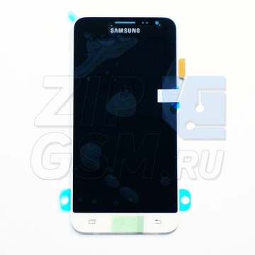 Дисплей Samsung SM-J320F/DS Galaxy J3 (2016) в сборе с тачскрином (белый) оригинал АСЦ p/n GH97-18414A