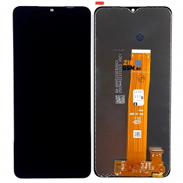 Дисплей Samsung SM-A125F Galaxy A12 в сборе с тачскрином (черный)