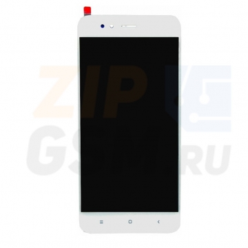 Дисплей Xiaomi Mi 5X/Mi A1 в сборе с тачскрином (белый)