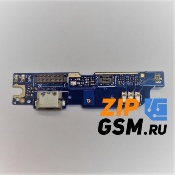 Плата дополнительная Meizu M3 Note (L681H) с разъемом зарядки, микрофоном и HOME (Rev. 1.0 синяя плата)