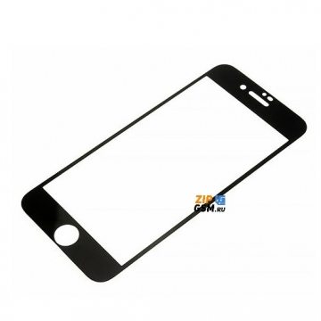 Стекло для iPhone 5/5C/5S олеофобное покрытие (черный) AAA