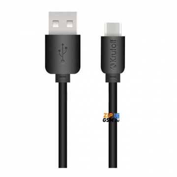 Кабель USB - USB Type-C Krutoff Modern (1m) черный
