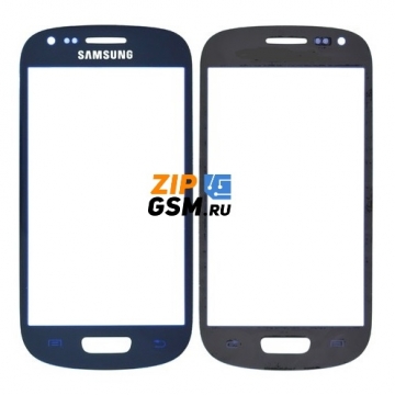 Стекло Samsung GT-I8190 Galaxy S3 mini (синий)