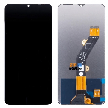 Дисплей Infinix Smart 7 HD (X6516) в сборе с тачскрином (черный)